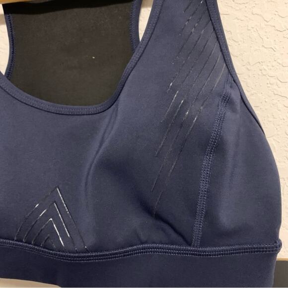 AUrum Activewear Navy Blue Hermosa Sports Bra in Total Eclipse - Picture 9 of 15